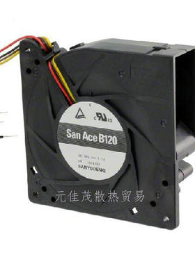 全新山洋9BFB12/24P2H003涡轮12V 24V 鼓风机2.3A 散热风扇