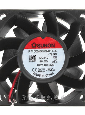 全新建准SUNON 6038 6CM PMD2406PMB3-A 24V 5.3W 变频器散热风扇