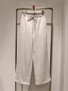 HFKIA6406A 撞色抽绳宽松直筒休闲裤 1799 时尚 大雅家秋冬款