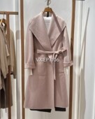 秋冬款 14999 EPIIW8307A 高端系列丝羊毛羊绒长款 收腰气质大衣