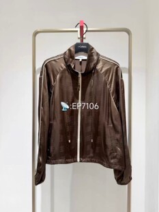 恩派雅春夏款咖色立领休闲棒球服外套XWLES1201A-1998