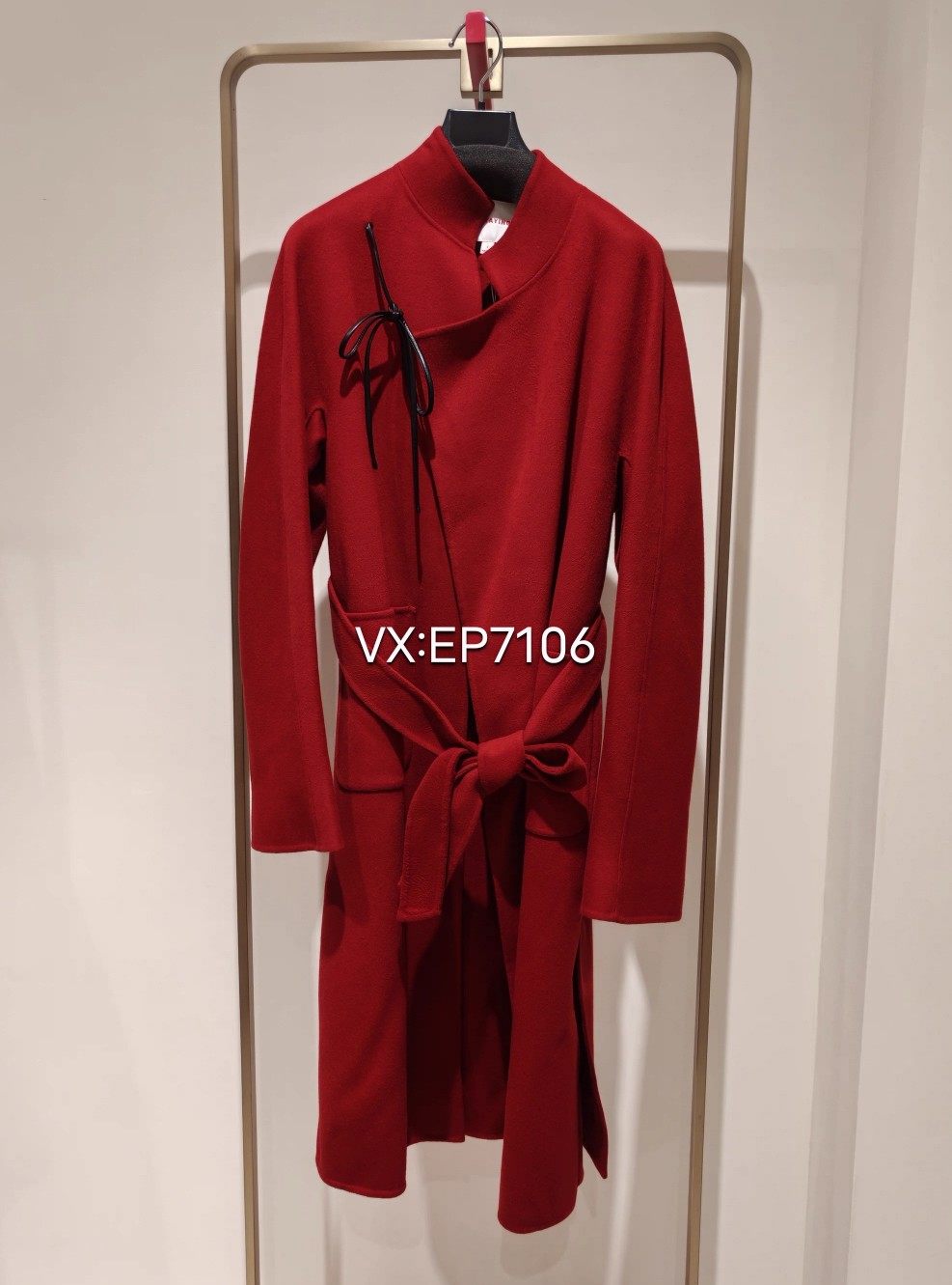 秋款红色双面呢立领绵羊毛毛呢大衣 EGJIG8319A-5699,女装/女士精品,毛呢外套,淘宝优惠券,粉丝福利购,淘宝优惠卷