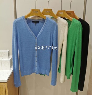 HFJPS9101A 大雅家爆款 针织开衫 长袖 2599 优雅V领桑蚕丝修身