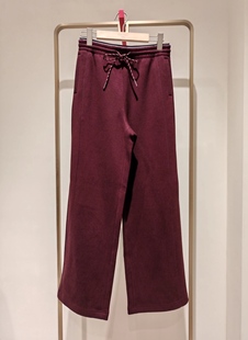 HFKIA6406A 撞色抽绳宽松直筒休闲裤 1799 时尚 大雅家秋冬款