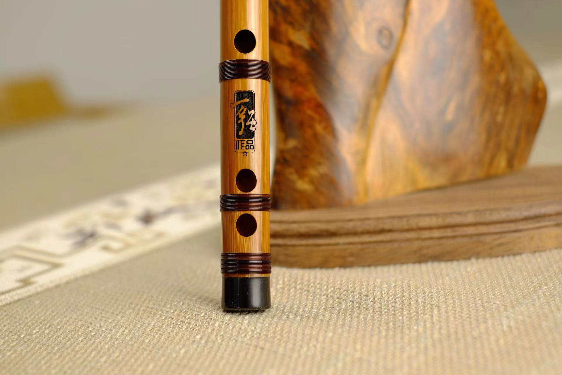 涤心坊&middot;星级系列&middot;一星笛 万强作品苦竹笛儿童成人入门