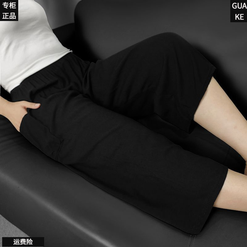 夏季女士棉绸七分家居裤