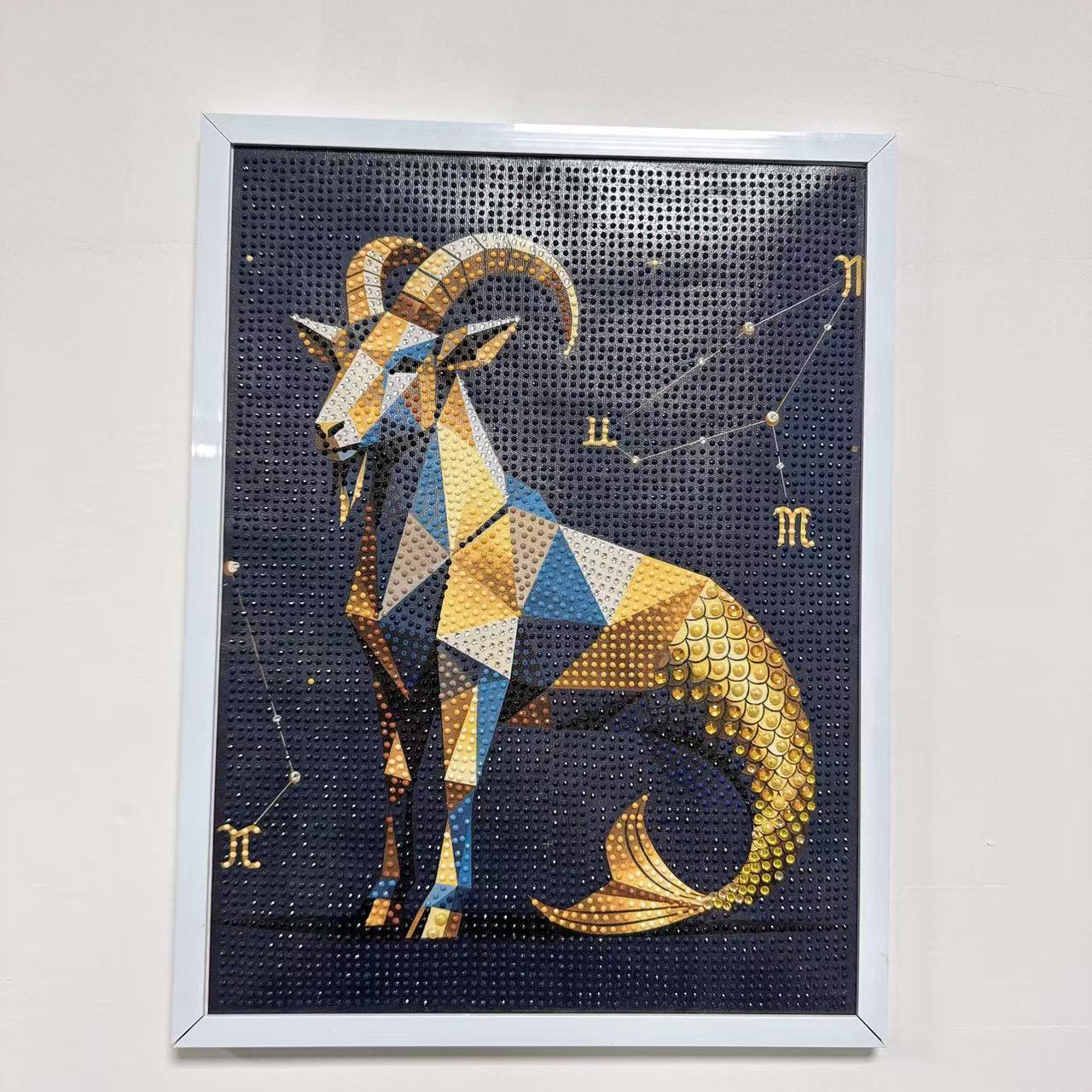 钻石画diy十二星座女孩数字拼图粘贴点钻画手工家居装饰画