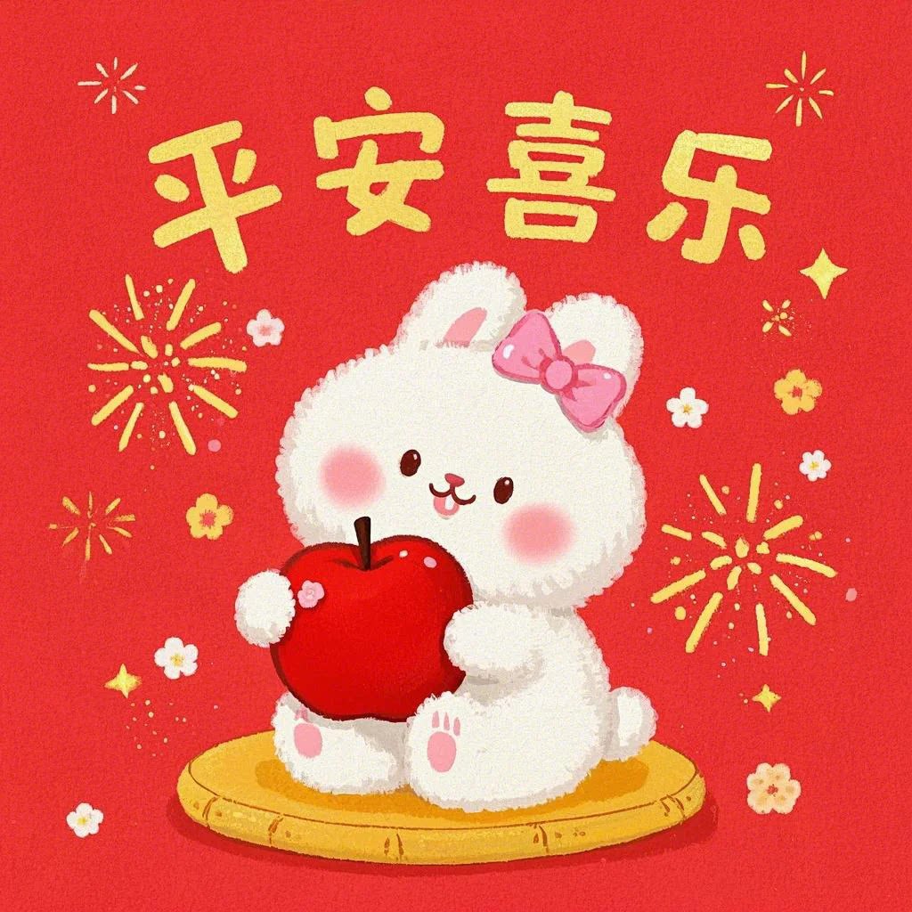 带框钻石画平安喜乐兔子diy卡通马赛克拼图粘贴画学生手工