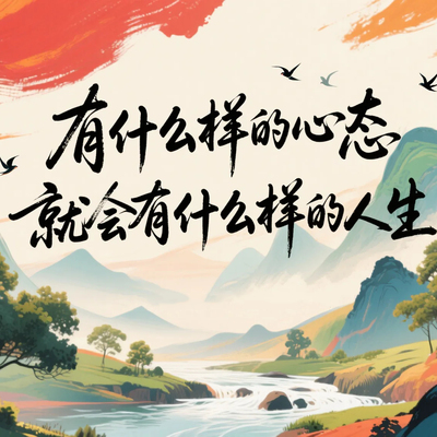 钻石画diy心态人生想开看破数字拼图粘贴点钻画手工家居装饰画