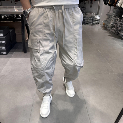JVFIVE春夏薄款机能工装休闲裤男