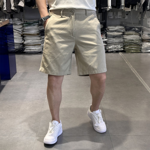 简奢莱赛尔棉纯色短裤男