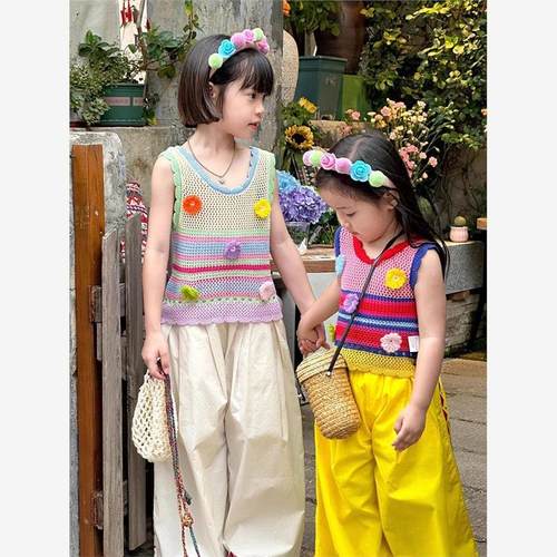 韩国童装2025夏季新款彩