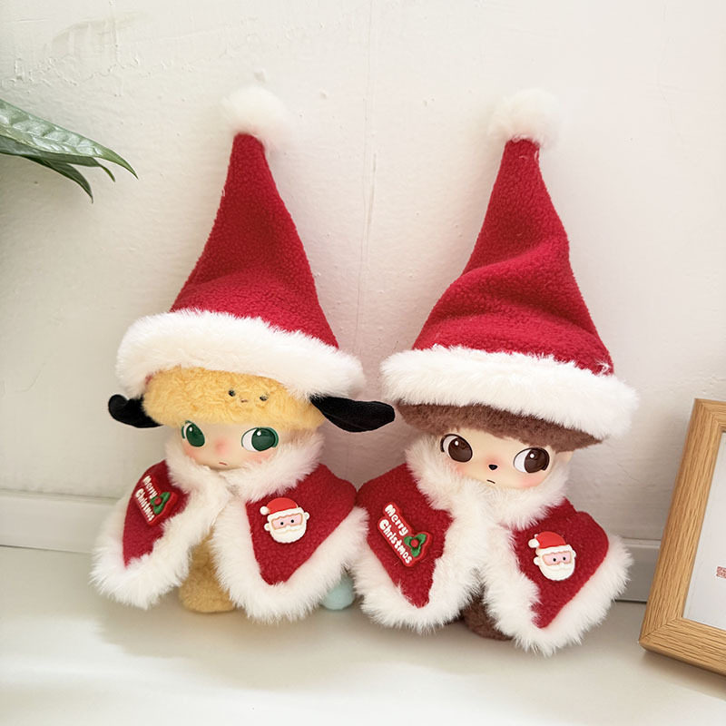 仅娃衣】毛绒挂件DIMOO搪胶衣服布鲁托圣诞小使者两件套圣诞套装,模玩/动漫/周边/娃圈三坑/桌游,潮玩娃衣,淘宝优惠券,粉丝福利购,淘宝优惠卷