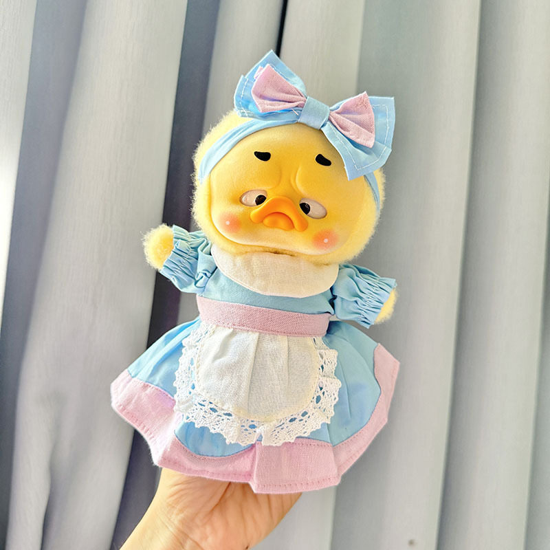 仅售娃衣】烦人鸭毛绒系列娃衣小黄鸭公仔衣服蓝紫女仆裙套装可爱,模玩/动漫/周边/娃圈三坑/桌游,潮玩娃衣,淘宝优惠券,粉丝福利购,淘宝优惠卷