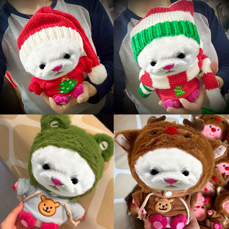 20cm小海狸公仔娃衣loopy玩偶露比圣诞毛衣套装新年装换装可爱萌,模玩/动漫/周边/娃圈三坑/桌游,潮玩娃衣,淘宝优惠券,粉丝福利购,淘宝优惠卷