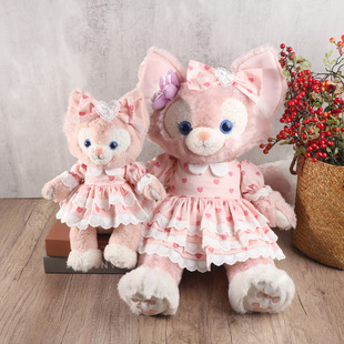 M号S号玲娜贝儿公仔着替粉色爱心连衣裙套装星黛露玩偶洛莉塔裙女