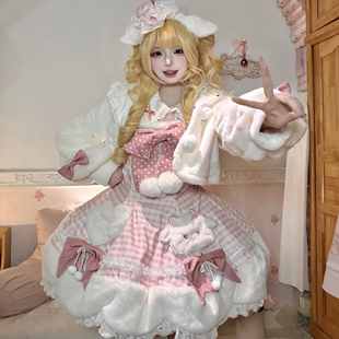 萌款 小羊越冬礼 瓷偶之心Lolita原创设计新款 连衣裙 定金