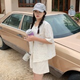 现货小香风提花两件套235-9999-P125-控178，女装套装/套裙，金十上