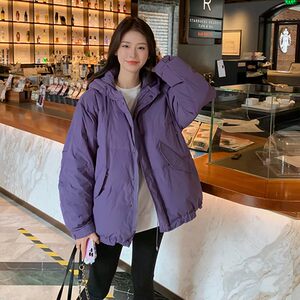 【现货】小个子连帽短款棉衣235-9939-P155-控238图片