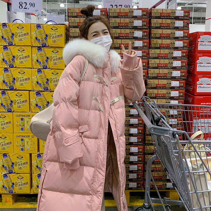 【现货】  大毛领长款棉服235-9958-P195-控278图片