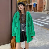 【现货】小个子炸街羊糕皮毛一体外套235-9925-P185-控278，女装皮草，金十上