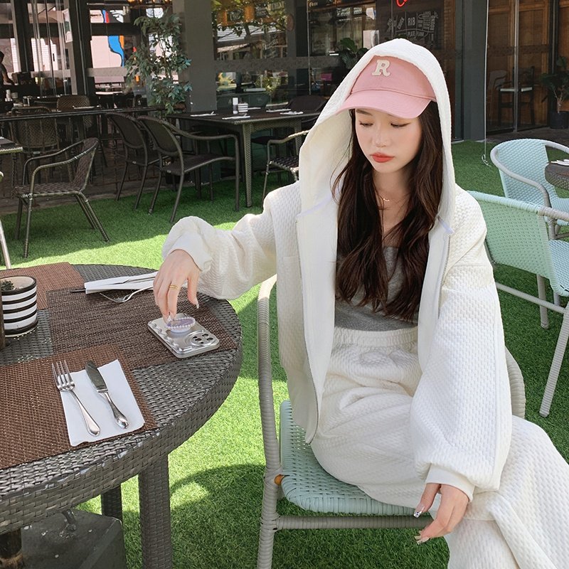现货新款  休闲简约显瘦运动套装235-9967-P155-控218图片
