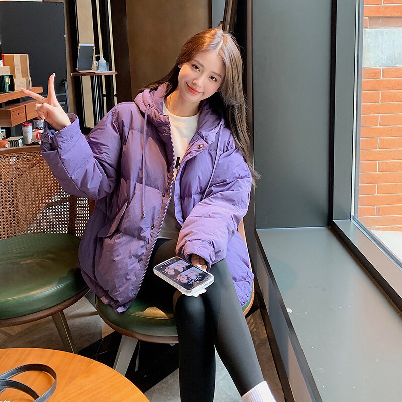 【现货】小个子连帽短款棉衣235-9939-P155-控238,女装棉衣/棉服,金十上