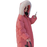 现货冬装树莓色糖果口袋棉服235-M595-P185，控268，女装棉衣/棉服，金十上