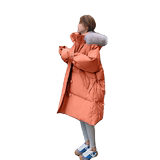 【现货】冬装加厚中长款棉衣235-M564P185控268，女装羽绒服，金十上