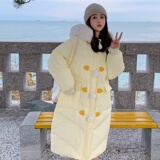 【现货】冬装中长款大毛领羽绒棉服235-M610-P195-K278，女装棉衣/棉服，金十上