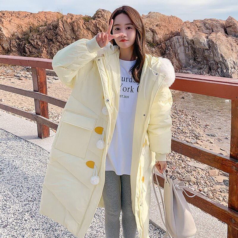 【现货】冬装中长款大毛领羽绒棉服235-M610-P195-K278,女装棉衣/棉服,金十上