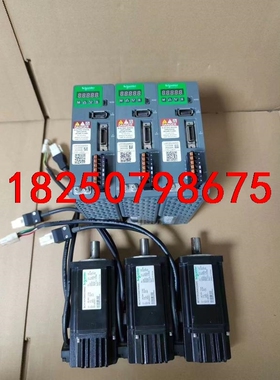 施耐德400W伺服电机套装，驱动器型号：LXM16DU04M议价