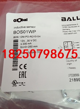 全新原装正品巴鲁夫传感器BOS01WP BOS 12M-PO议价