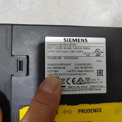 SIEMENS西门子V900.4KW伺服套装驱动器6SL议价