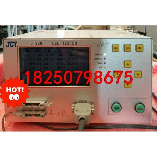 JCT LT820 LED TESTER检测仪，通电如图，低议价