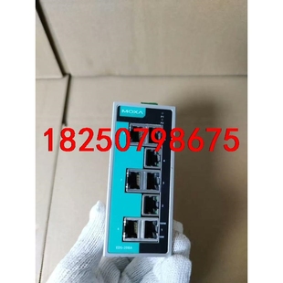 成色不错议价 MOXA摩莎交换机 型号EDS 208A 一台实拍