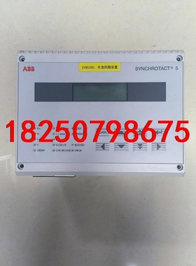 ABB同期控制单元SYNCHROTACT 5 现货3BHB0议价
