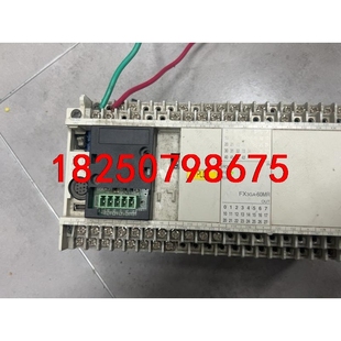 三菱PLC、FX3GA一60MR一CM成色漂亮,自带一485议价