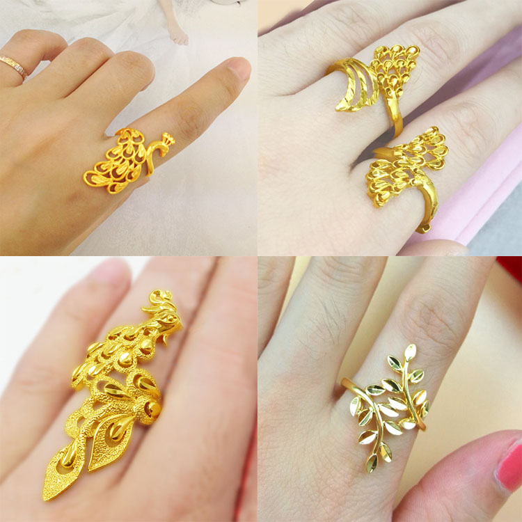 新款欧币开口戒指女士镀黄金孔雀凤凰食指尾戒指环新娘结婚首饰品在类目 饰品/流行首饰/时尚饰品新, 戒指/指环中 - 来自Buy2taobao.com提供专业的淘宝代购服务