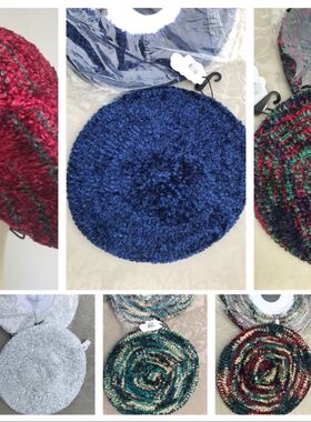 W736  彩色成人女士春秋冬可调节蓓蕾帽 54-60头围