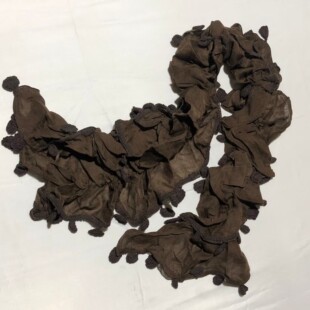 单件包邮  B9300 流浪风Y2K褶皱荷叶边花边春秋冬季围巾