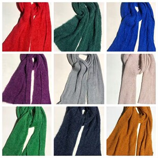 H205 成人柔软亲肤外贸加长春秋冬百搭围巾 180*40