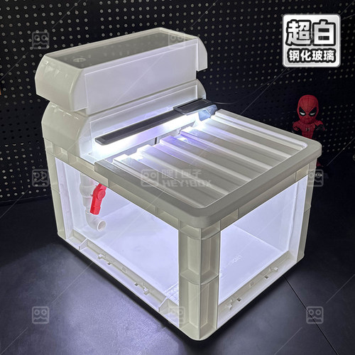 乌龟生态缸鳄龟蛋龟饲养龟缸可视周转箱乌龟箱大龟养龟专用箱鱼缸