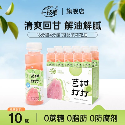 一枝笔鲜畅芭柑打打芭乐油柑茶夏季果味解腻清爽茶味饮料