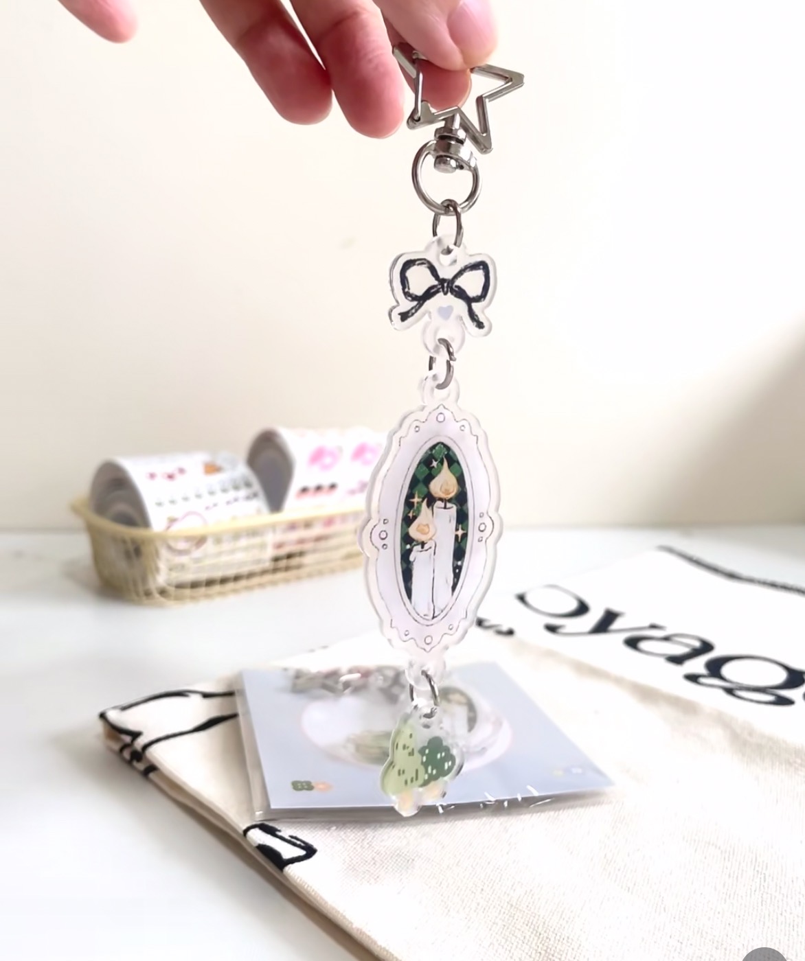 【甜梨集】钥匙扣圣诞系列蝴蝶结