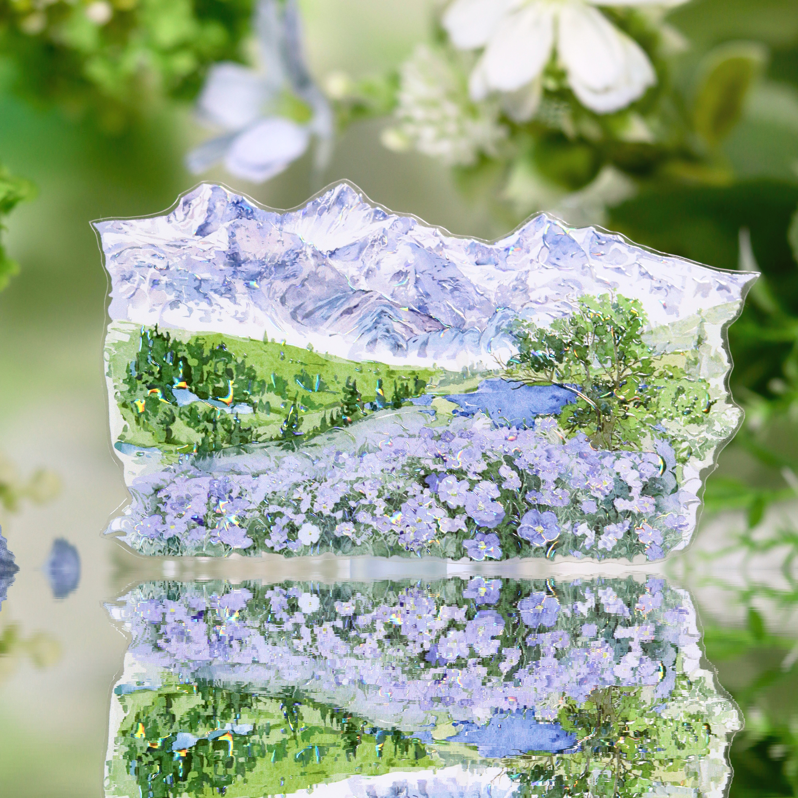 【现货】云集市绒耳书笺云栖林卡牧野四时林绒语造景胶带