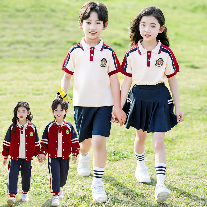团购优惠！夏季儿童短袖班服套装