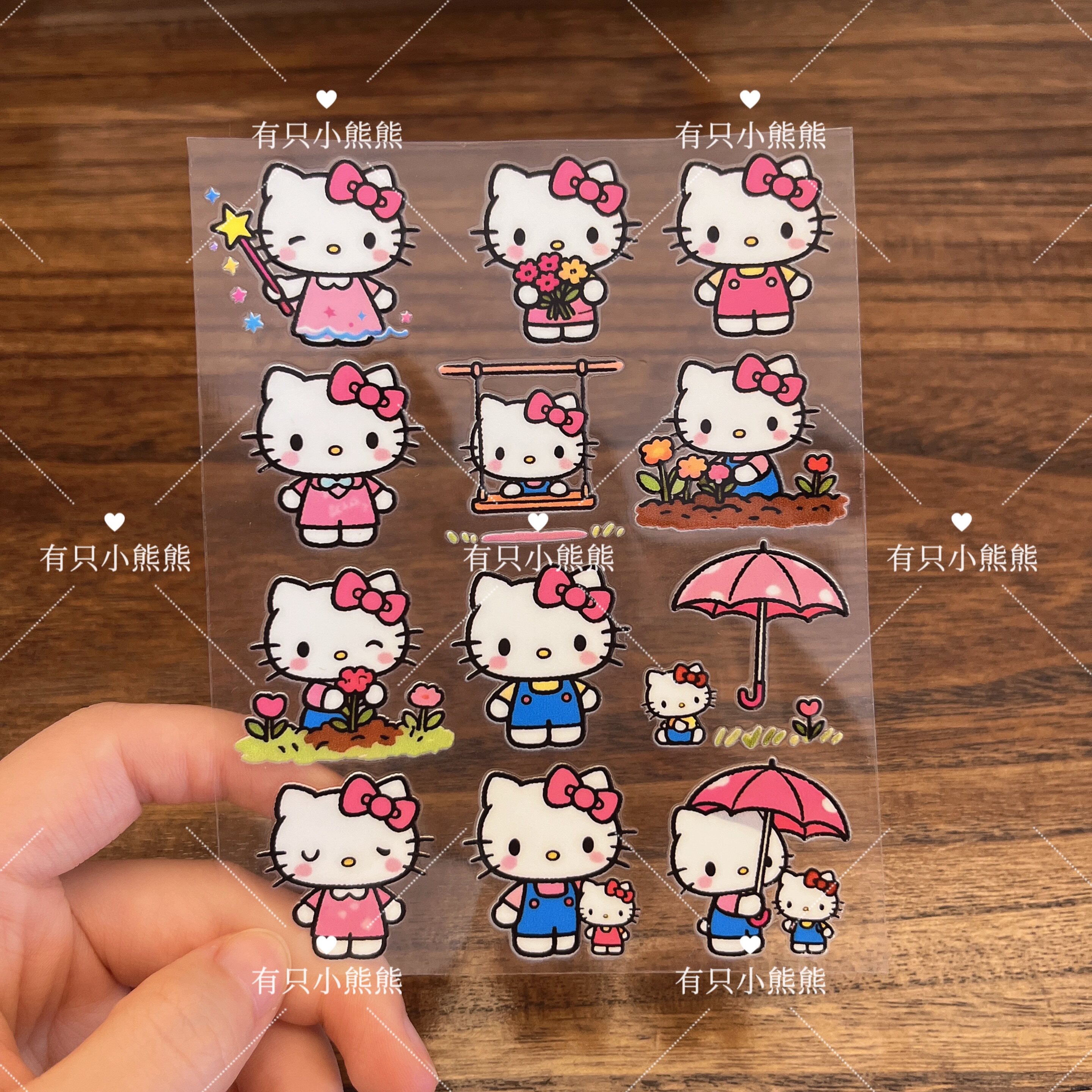 KT转印贴纸防水无痕DIY女孩贴画