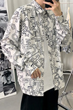 2026春季新款海报景港风大码男女衬衫M-5XL-CS003-P38，男装衬衫，星座417-1（原电商B245）