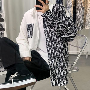 2026春季新款海报景港风大码男女衬衫M-5XL-CS001-P40